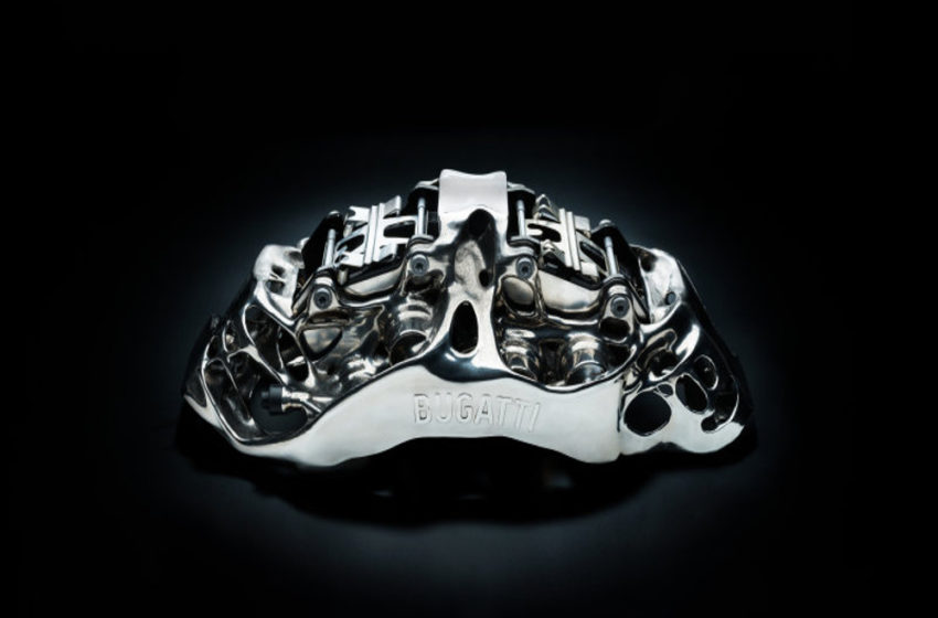  News : Bugatti’s 3D-printed titanium brake caliper