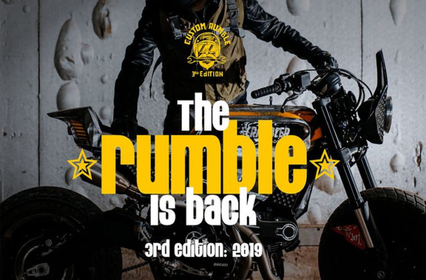  News : Ducati Scrambler Custom Competition ” The Rumble ” is back