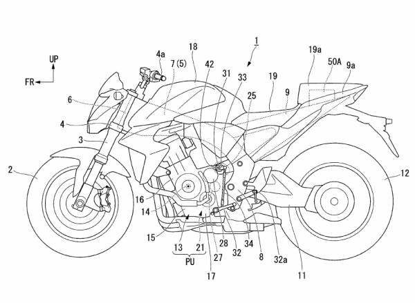 Honda cbr чертеж