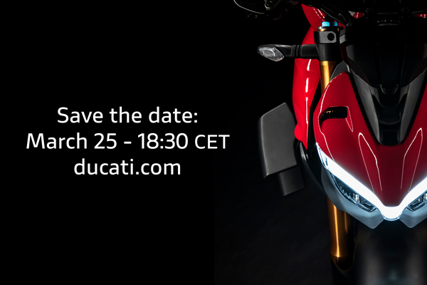  Ducati to live stream details of Streetfighter V4 on March 25