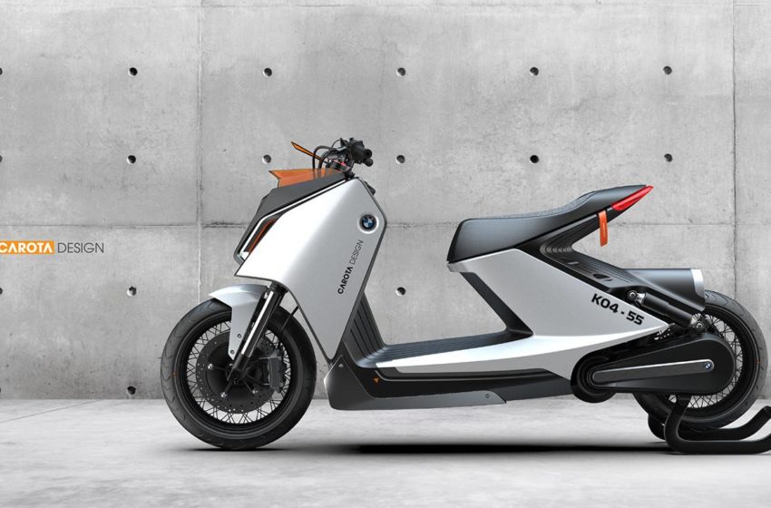  Carota Design brings the design of futuristic BMW scooter K04-55