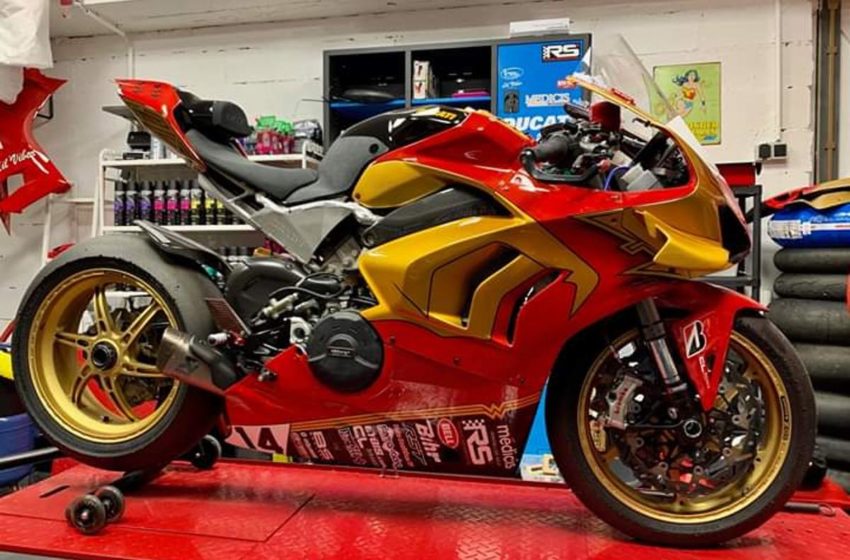 Beautiful Artwork on Ducati Pani