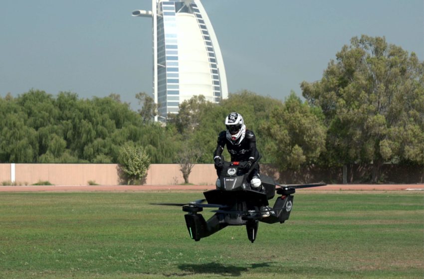  Hoversurf’s Hoverbike crash in Dubai