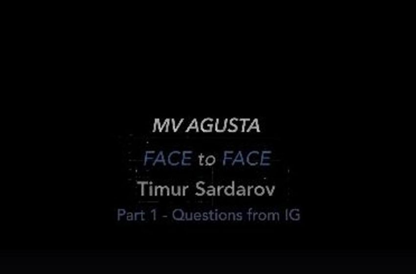  Face to Face with MV Agusta CEO, Timur Sardarov, Part 1
