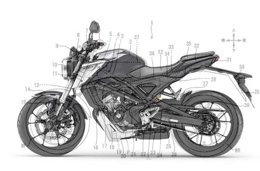  Honda’s patent for 125cc electric bike