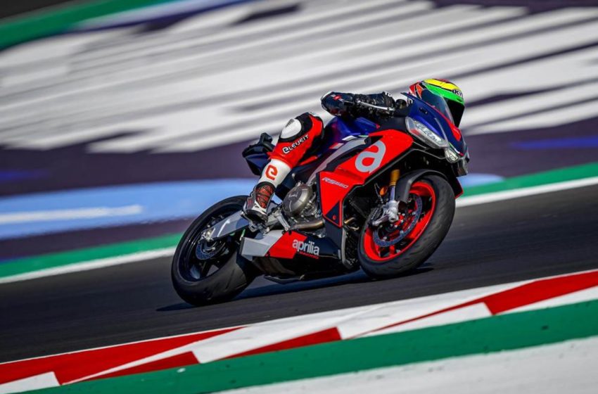  Aprilia RS 660 tested on Misano