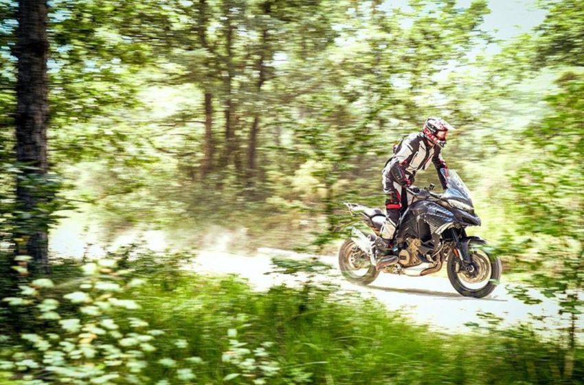  Ducati Multistrada V4 2021 caught lurking in the woods