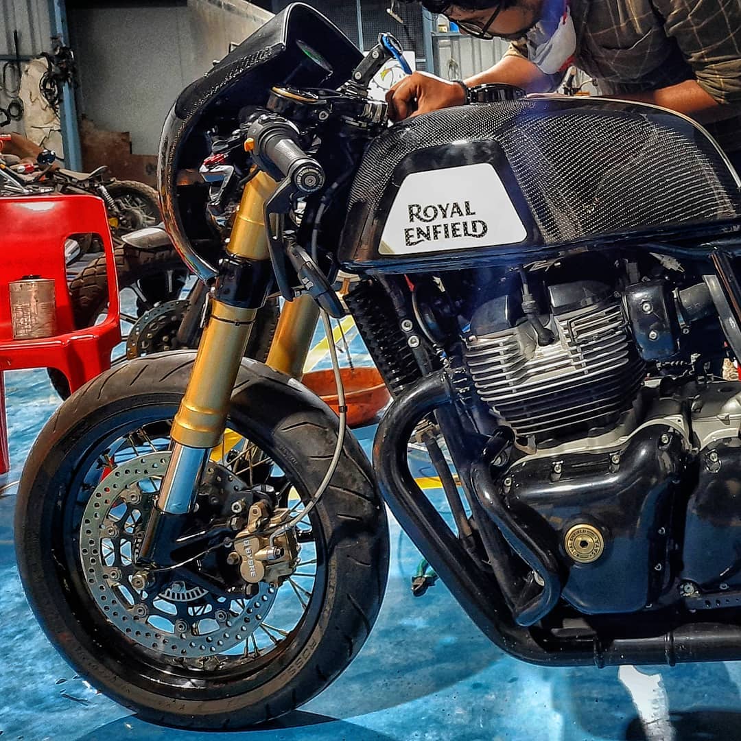 Custom Royal Enfield Continental GT 650 - Adrenaline Culture of Speed