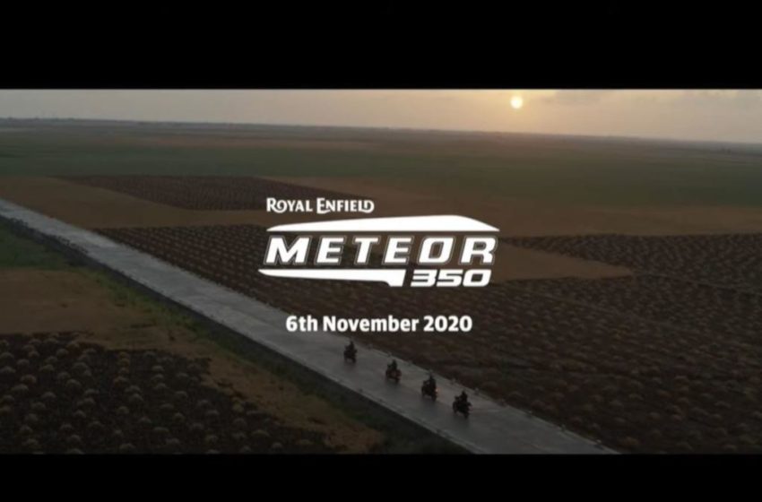  Royal Enfield teases the upcoming Meteor 350