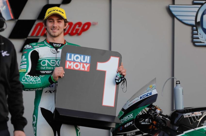  Remy Gardner takes the pole at Portimao