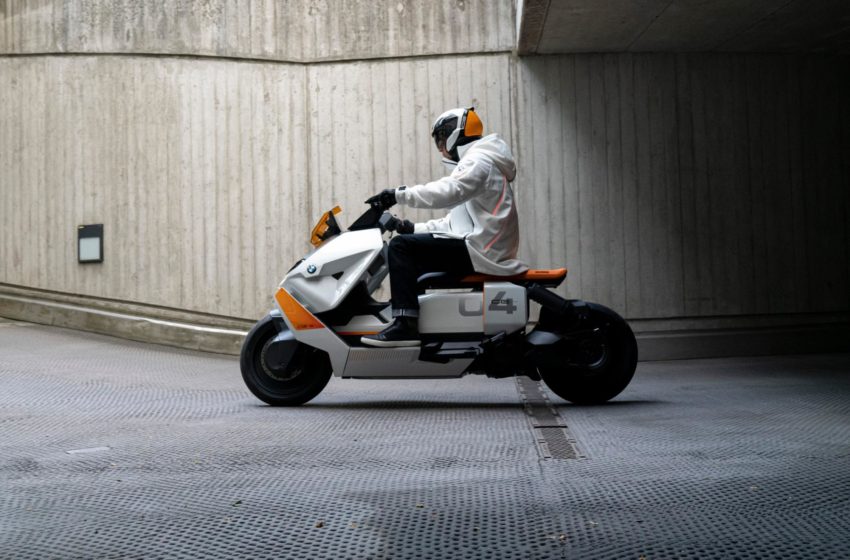  BMW Motorrad’s electric scooter concept ‘CE04’