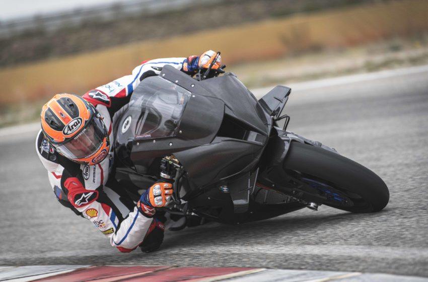 Michael van der Mark tests the new BMW M1000rr