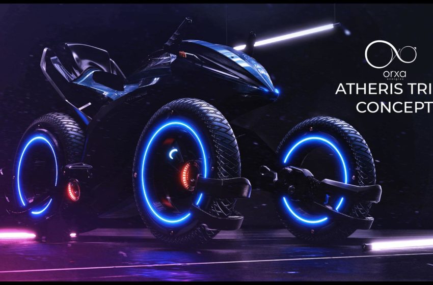  The electric trike ‘ Atheris ‘ concept by Harshul Verma