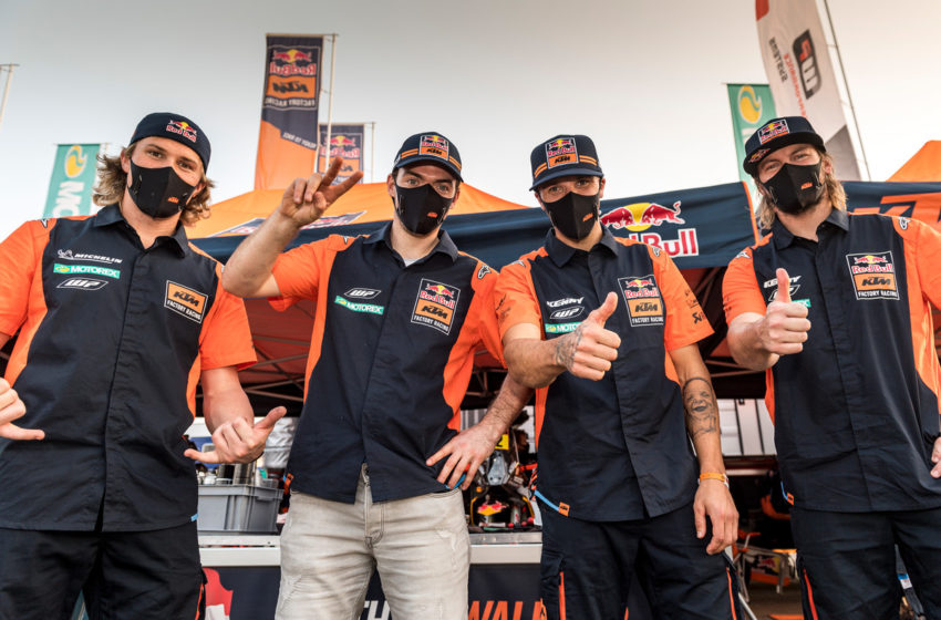  Ahead of 2021 Dakar Rally KTM completes shakedown test