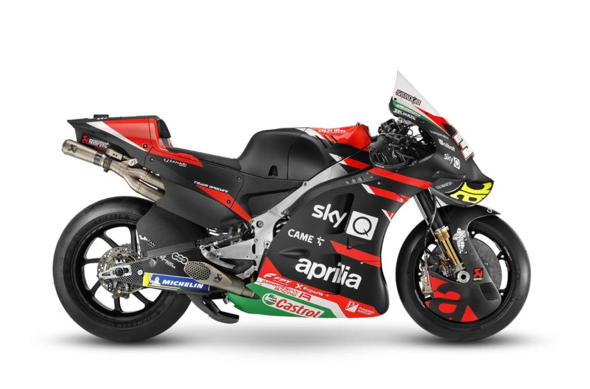  Aprilia unveils there 2021 MotoGP machines