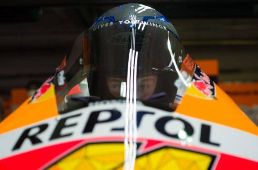  Pol Espargaro’s first test for Honda Racing begins