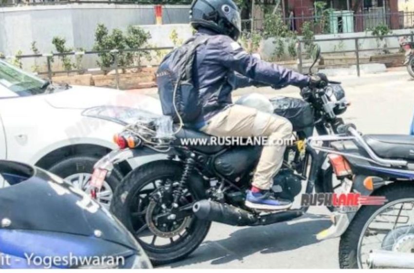  Royal Enfield Hunter spotted in the traffic