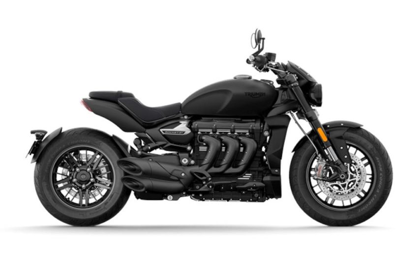  Triumph has unveiled a limited edition Rocket 3 R and 3 GT Triple Black