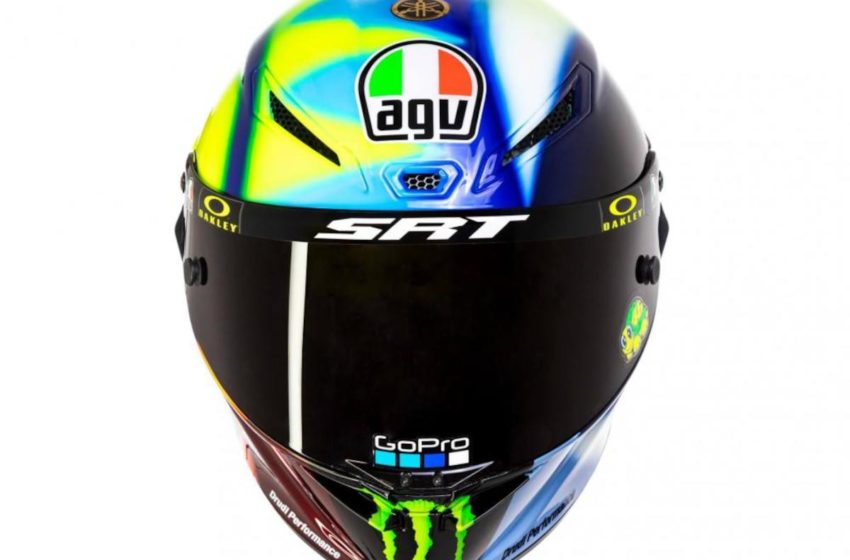 Valentino Rossi gets a new helmet for the 2021 MotoGP season