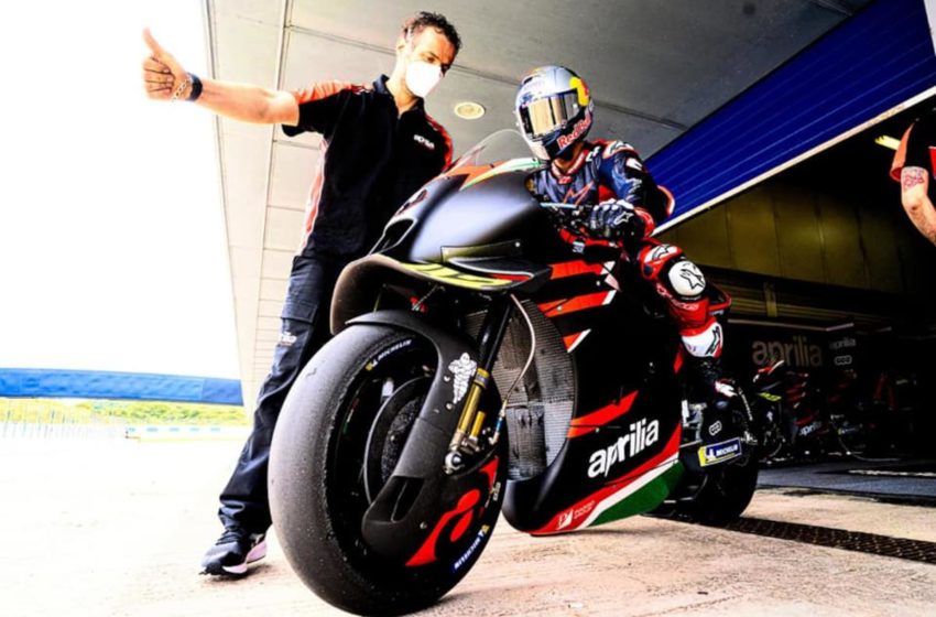  Andrea Dovizioso shares his experience about the Aprilia RS-GP 2021