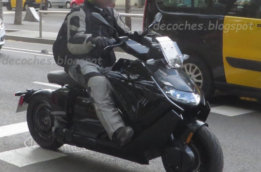  BMW Motorrad’s new electric scooter CE04 gets spied