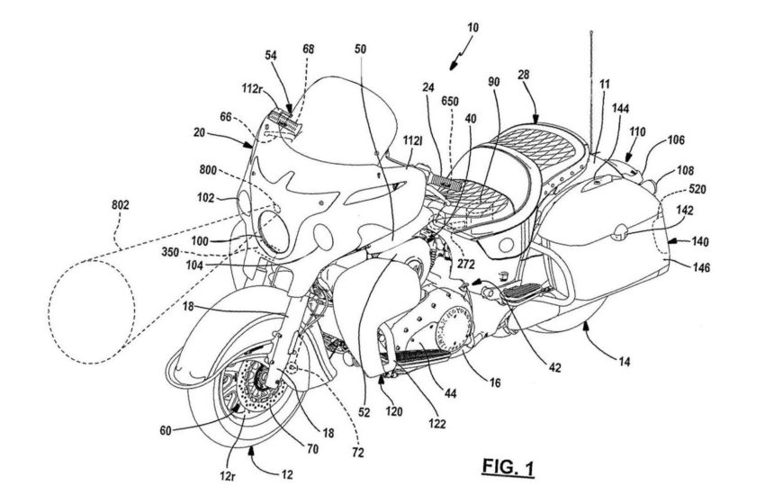 Indian Motorcycles patent for radar-assisted adaptive cruise control system