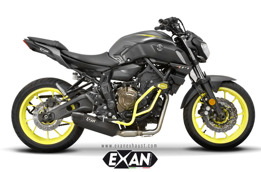  Exhan unveils new exhaust for 2017 to 2020 Yamaha MT-07
