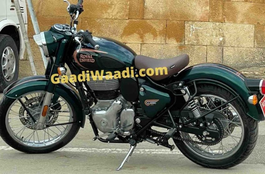  The all-new revamped Royal Enfield Classic 350 is spotted
