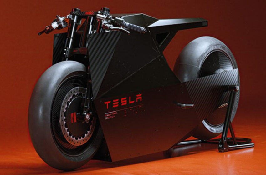 A Tesla electric motorcycle concept – What do you think?