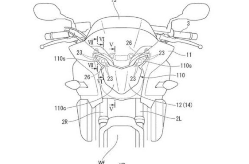  Honda patent reveals a hidden camera tech in future motorcycles.