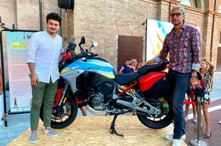  Visual Italian artist creates a homage to Italy using Ducati Multistrada V4 S