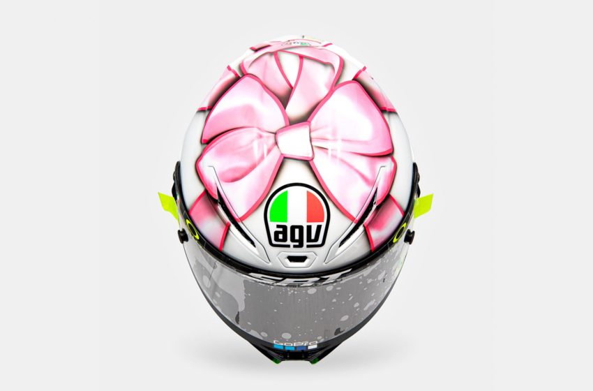  Rossi’s latest helmet design: inspired by his daughter