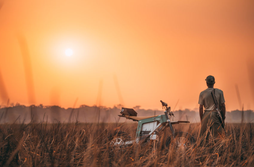  CAKE Kalk AP now on Duty in Africa“Electric Bush Bike Anti-Poaching”