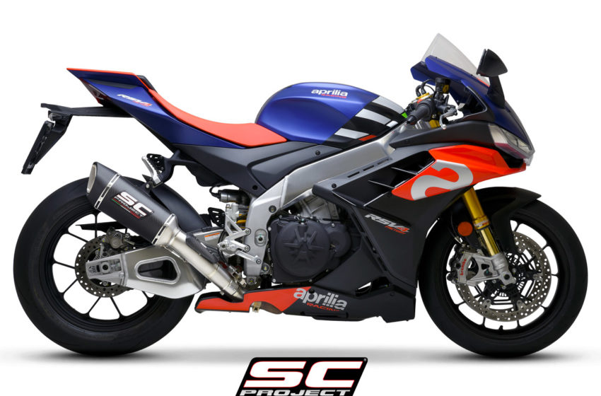 Aprilia RSV4 gets a whole lot richer with the new SC1-R Exhaust