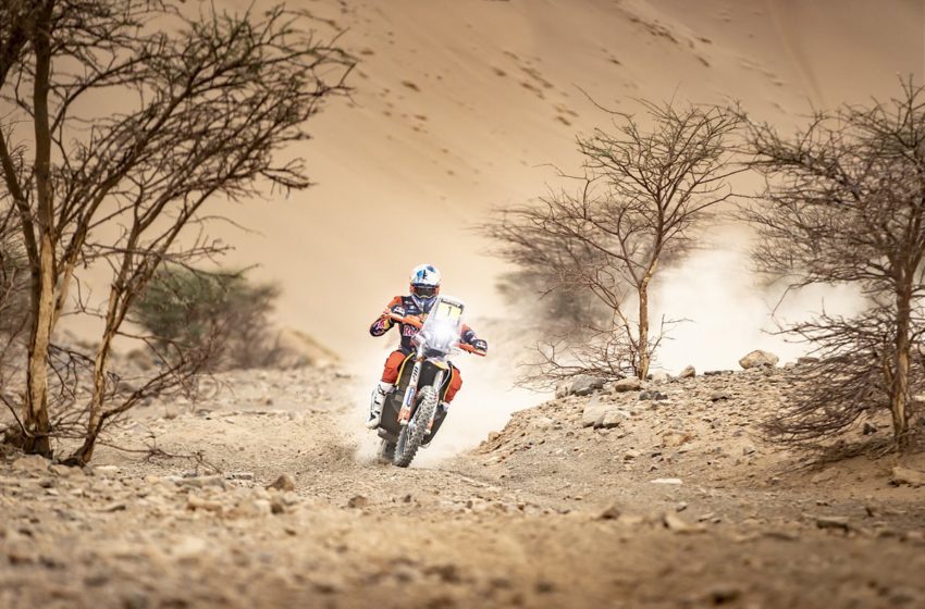  Toby Price top KTM rider on Rallye Du Maroc Stage three