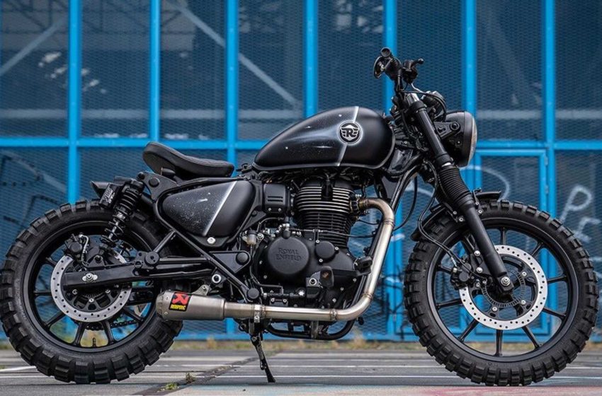  Here is the Royal Enfield Meteor 350 custom by Ironwood Motorcycles
