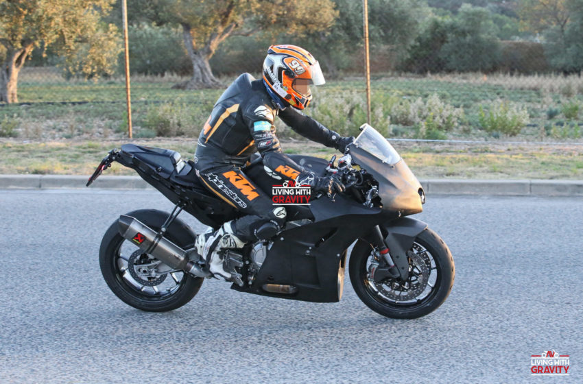  2023 KTM RC 8 prototype street version spied for the first time on the road