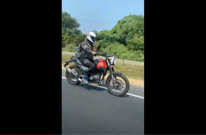 First details emerge of Royal Enfield’s new 411cc test mule