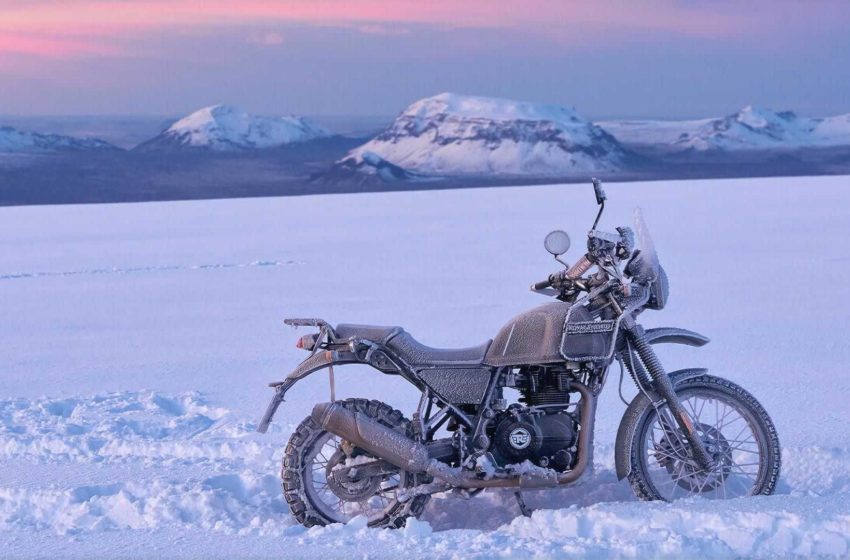  Royal Enfield takes Himalayan motorcycle to the South Pole!