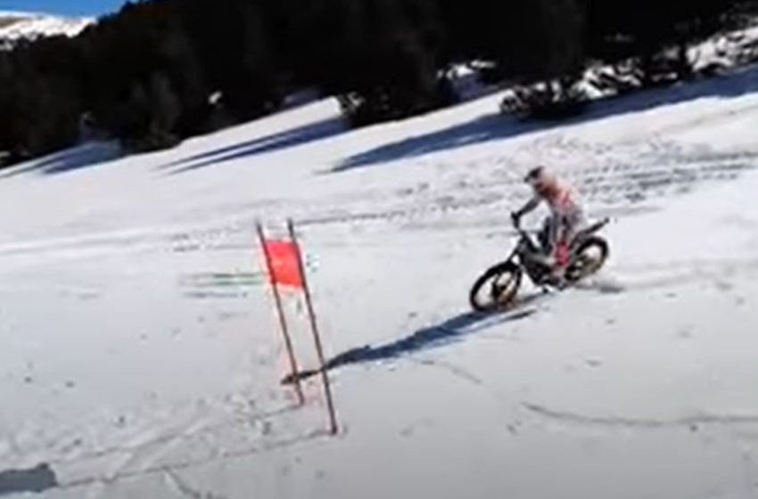  How Toni Bou trains in snow ahead of 2022 Trial World Championship?