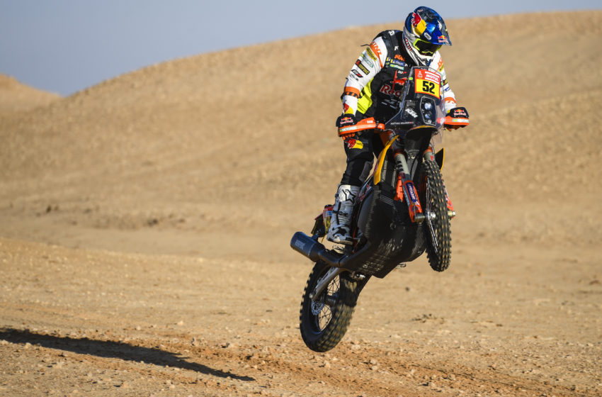  Danilo Petrucci third fastest on Dakar Rally stage four