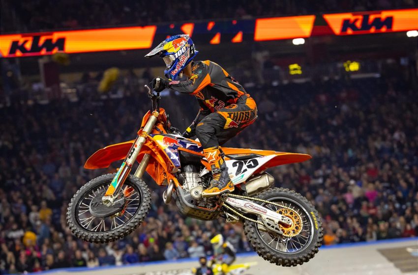  Steady fourth for Red Bull KTMs Marvin Musquin at Detroit SX