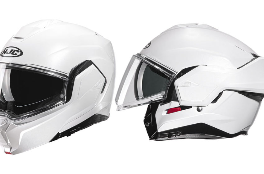  The modular helmet i100 from HJC gets double protection