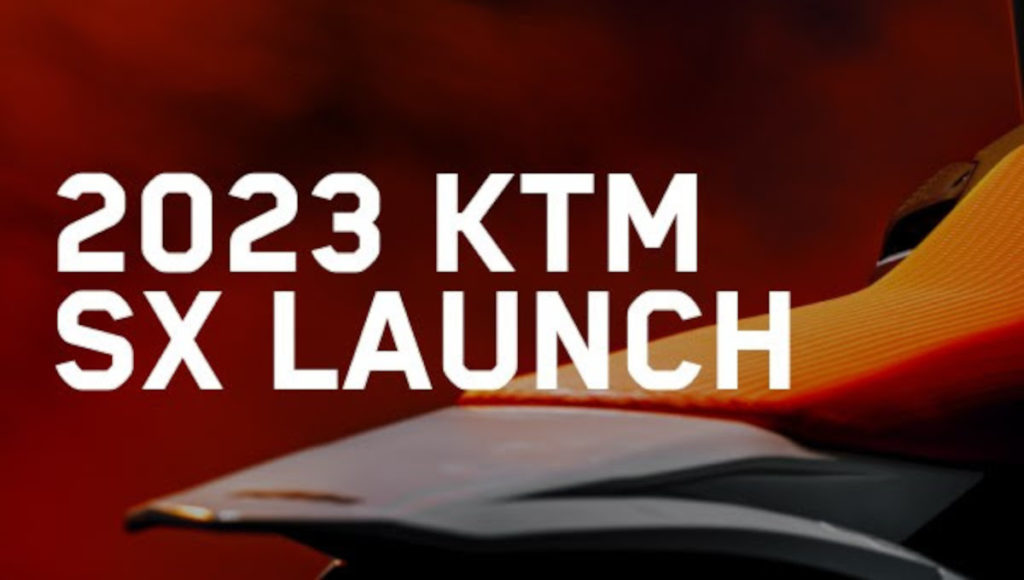 Cover 2022 KTM SX Launch