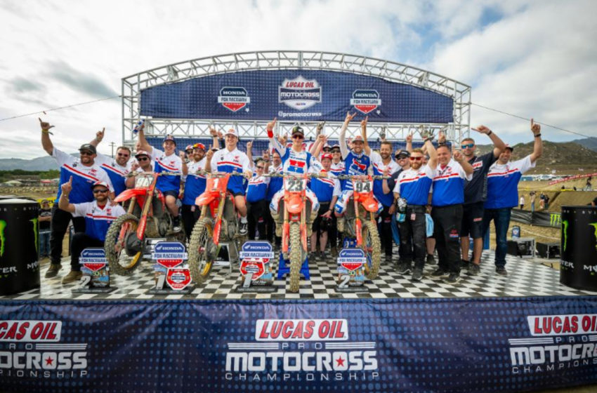  Dream Weekend for Team Honda HRC at AMA Pro Motocross Opener