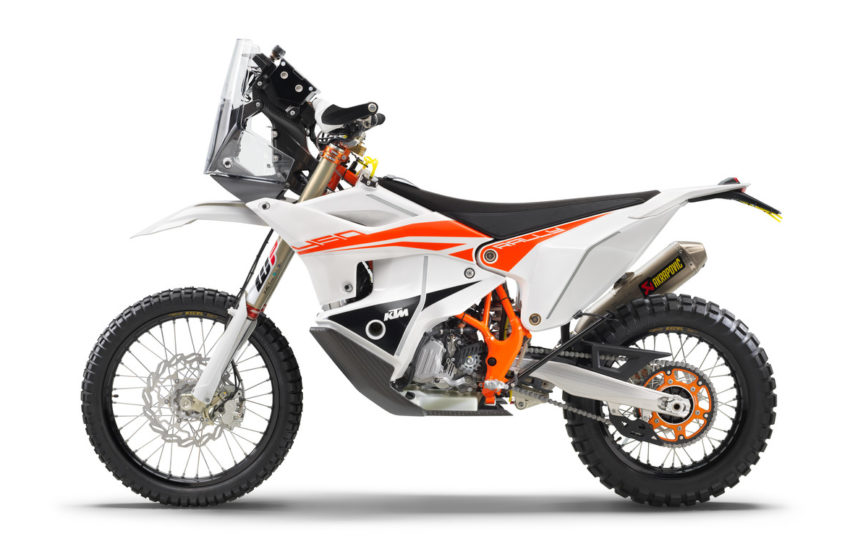  The KTM 450 Rally Replica is a pure ready-to-race machine