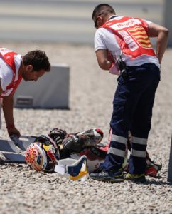 Catalan GP Accident