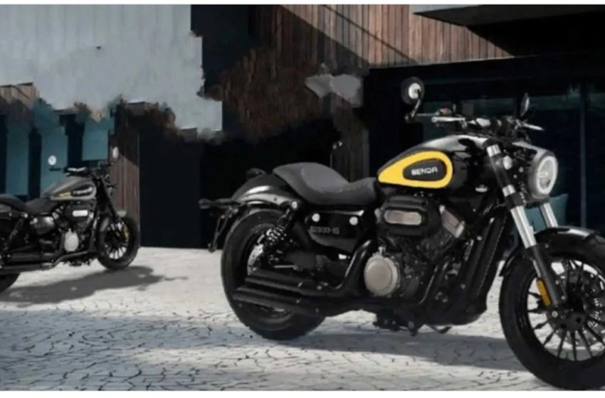  Benda launches revised BD300 cruiser motorcycle.