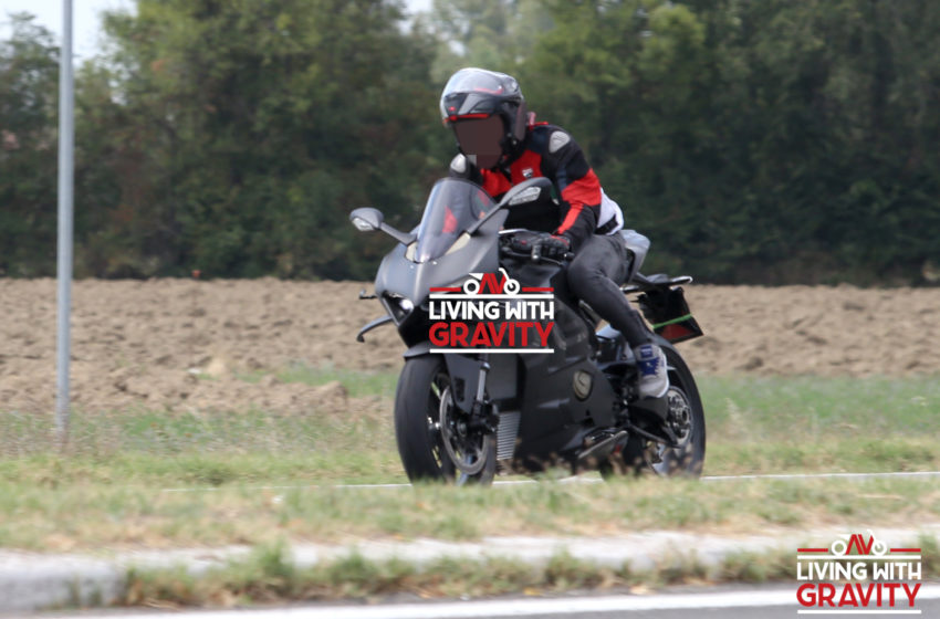  2023 Ducati Diavel V4 R prototype spied on the road