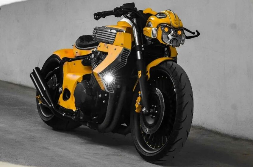  RH Customs ‘ Vision for a Bumblebee-Inspired Honda X4’